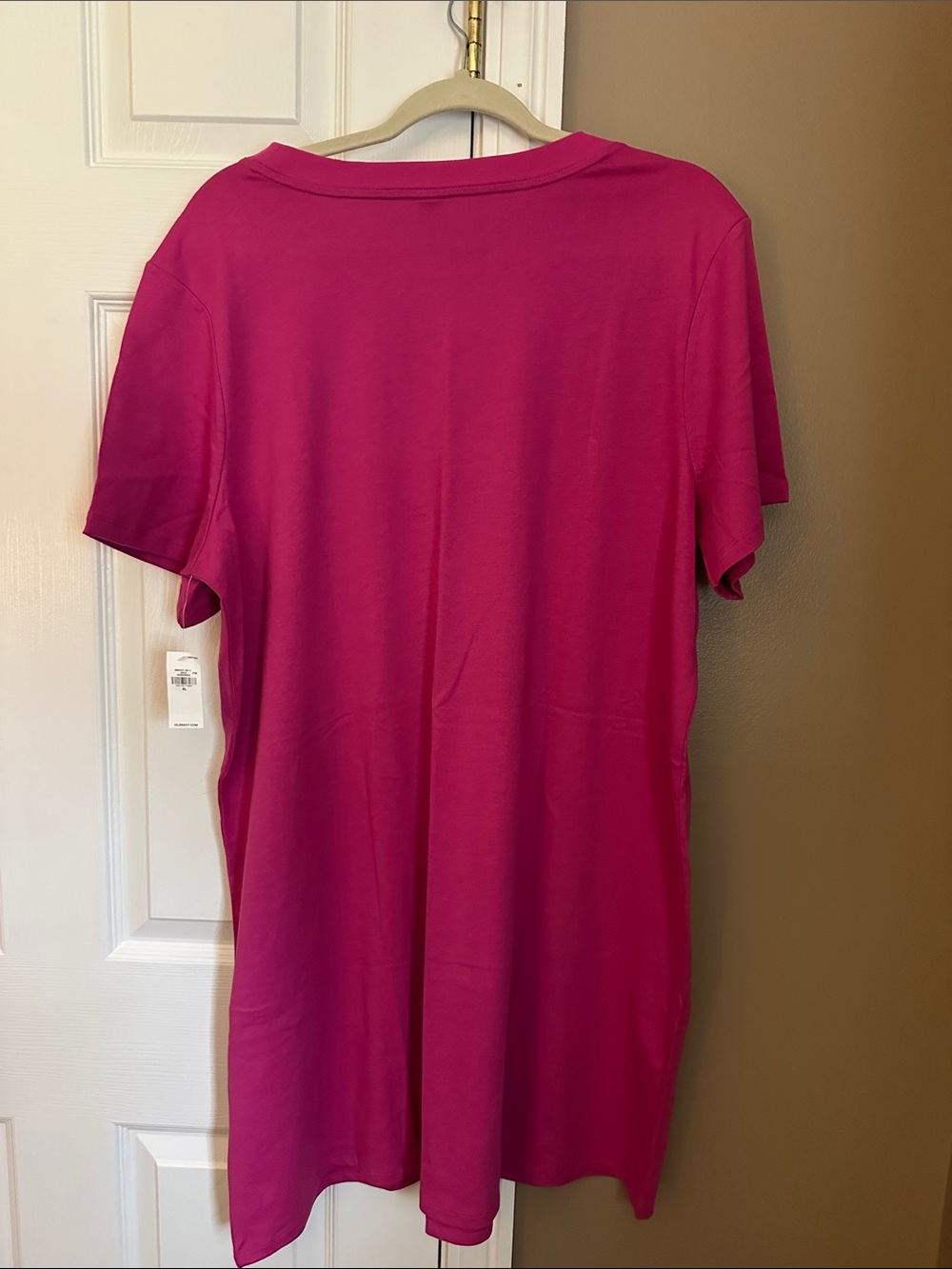 Old Navy..Hot Pink Casual T-Shirt Dress - Picture 2 of 8